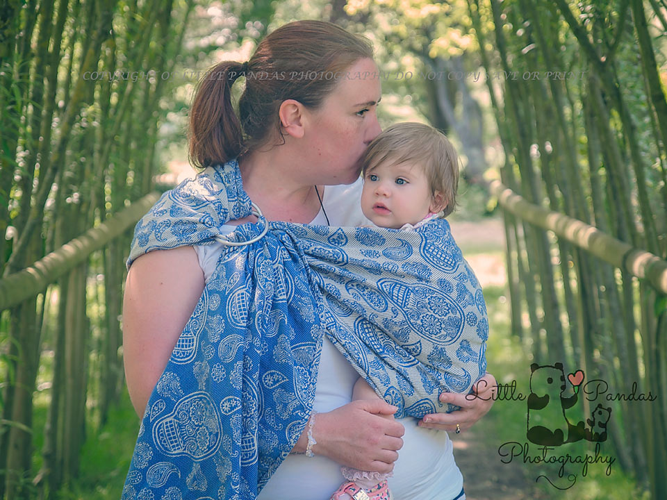 Babywearing photography
