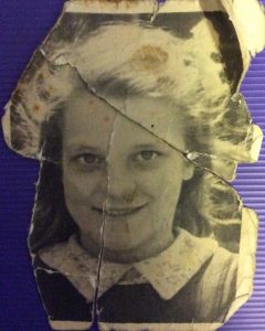 Old photograph of young girl